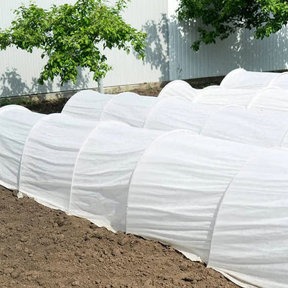Garden Tunnel Fiberglass Frame UV-Resistant Cover & Roll-Up Sides