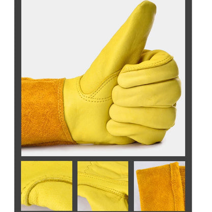 Gardening Gloves Thorn-Resistant Breathable Extended Wrist Coverage