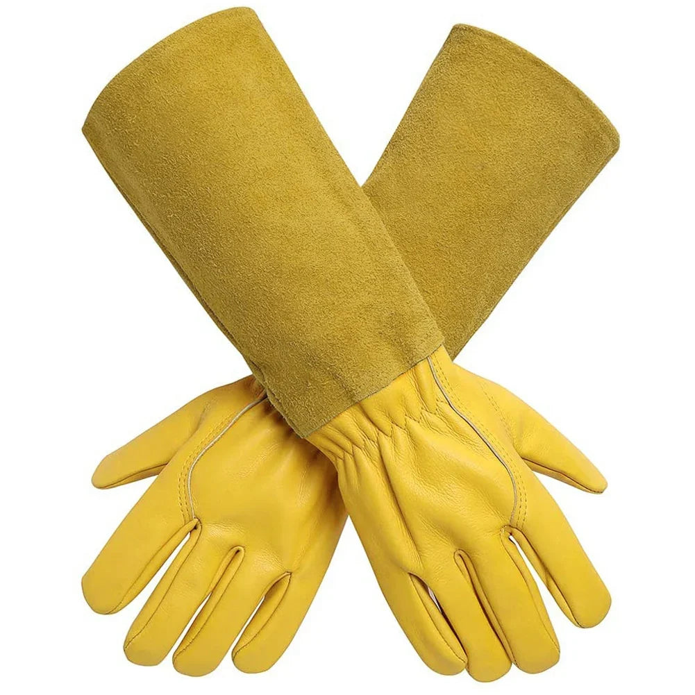 Gardening Gloves Thorn-Resistant Breathable Extended Wrist Coverage