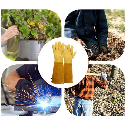 Gardening Gloves Thorn-Resistant Breathable Extended Wrist Coverage