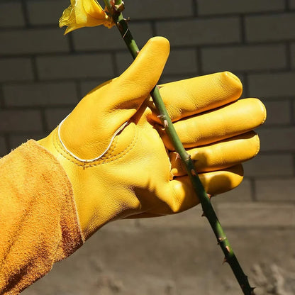 Gardening Gloves Thorn-Resistant Breathable Extended Wrist Coverage