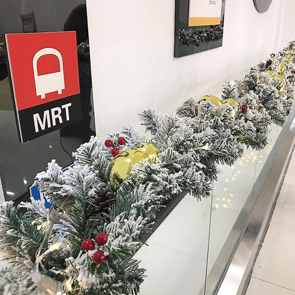 Garland Frosted Artificial Pine & Cedar 18 Inch