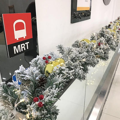 Garland Frosted Artificial Pine & Cedar 18 Inch