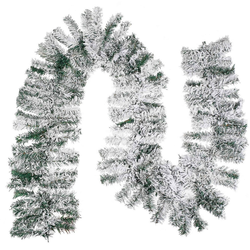 Garland Frosted Artificial Pine & Cedar 18 Inch