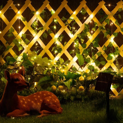 Garland Lights Warm White Solar or Battery Powered