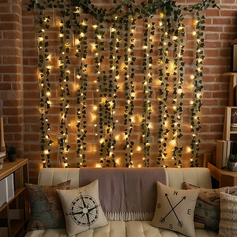 Garland Lights Warm White Solar or Battery Powered