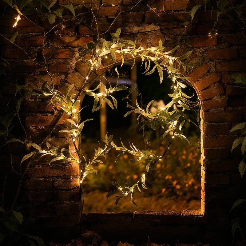 Garland Lights Warm White Solar or Battery Powered