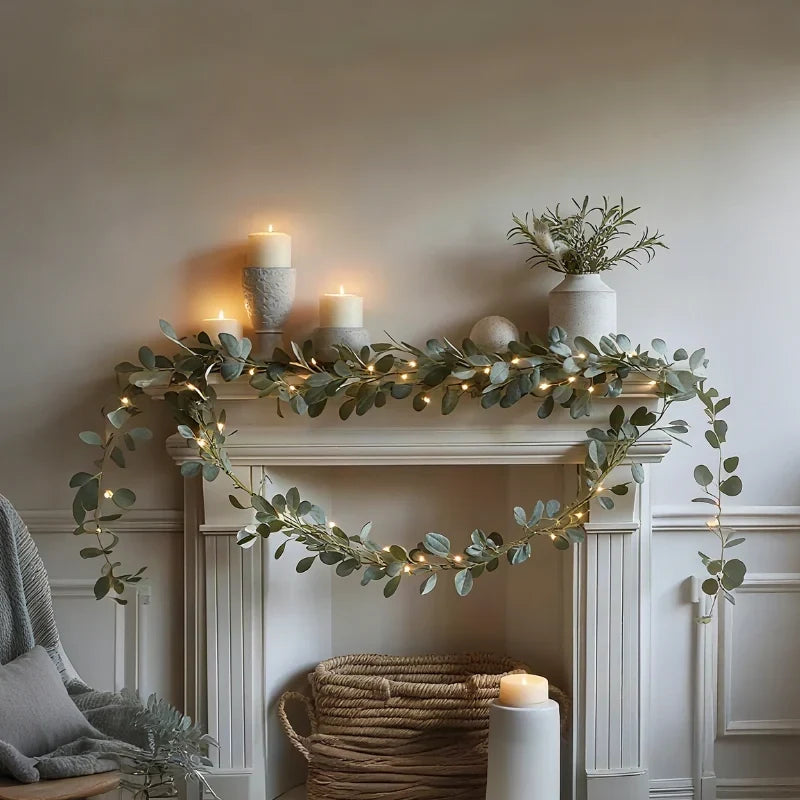 Garland Lights Warm White Solar or Battery Powered