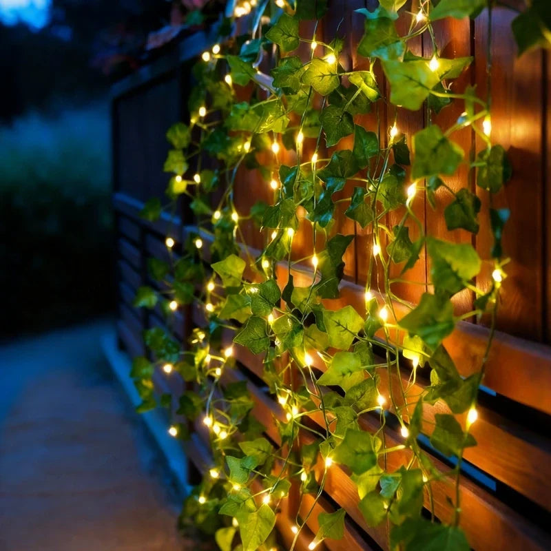 Garland Lights Warm White Solar or Battery Powered