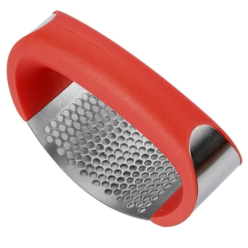 Garlic Press Ergonomic Stainless Steel Curved Pressing Head