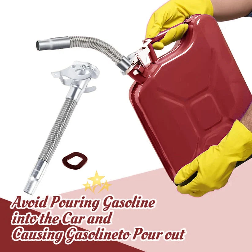 Gas Can Spout Flexible Stainless Steel Mesh Filter