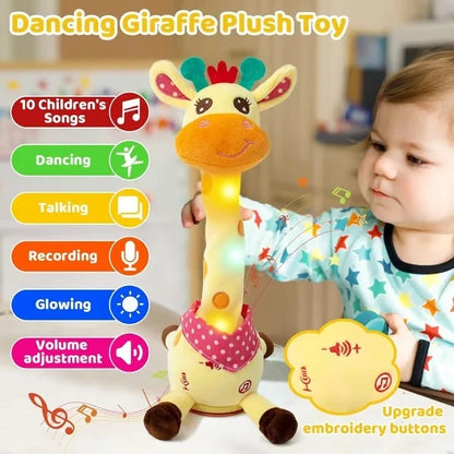 Giraffe Plush Toy Music Playback Voice Mimic