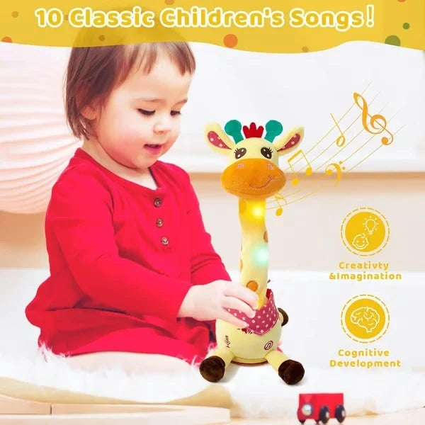 Giraffe Plush Toy Music Playback Voice Mimic