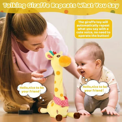 Giraffe Plush Toy Music Playback Voice Mimic