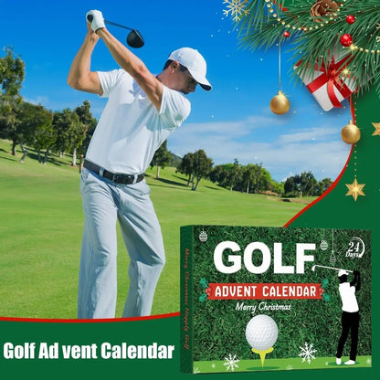 Golf Advent Calendar 24-Day Countdown 24 Accessories