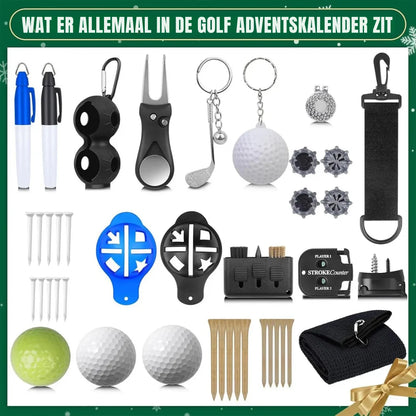 Golf Advent Calendar 24 Golf Accessories For Christmas Countdown