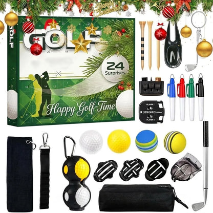 Golf Advent Calendar 24-Piece Accessory Set