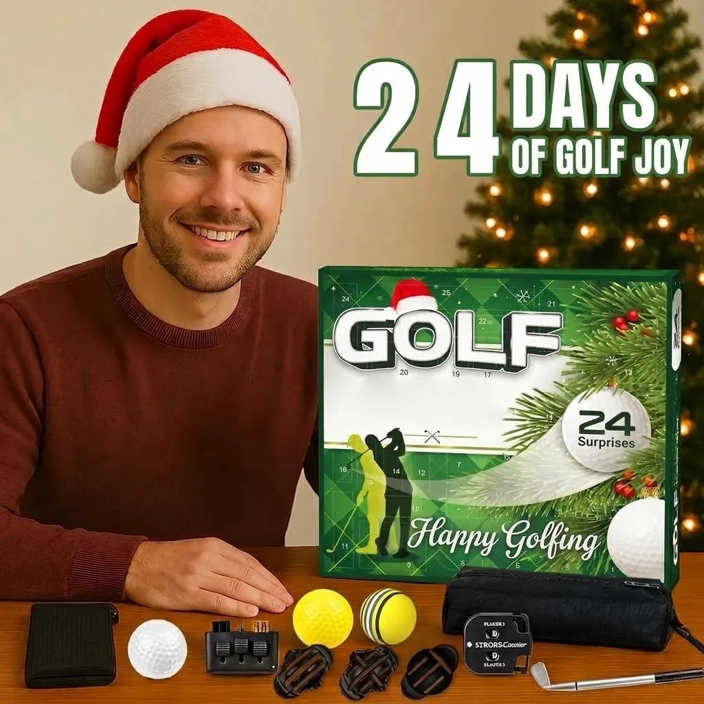 Golf Advent Calendar 24-Piece Accessory Set