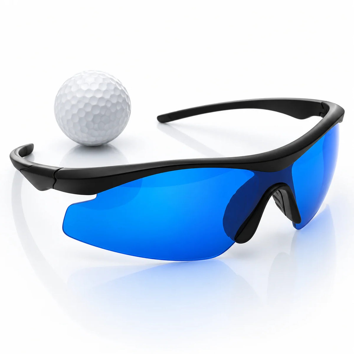 Golf Glasses Blue-Tinted Ball-Finding Lenses Lightweight Design