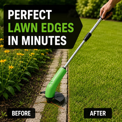 Grass Trimmer Cordless Lightweight Adjustable Cutting Head
