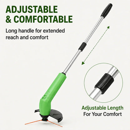Grass Trimmer Cordless Lightweight Adjustable Cutting Head