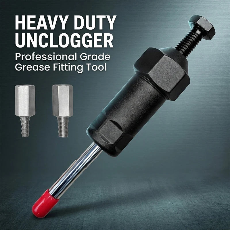 Grease Fitting Cleaner Tool Pressure Design M6/M8 Adapters