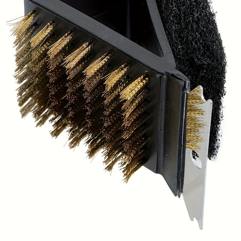 Grill Brush 3-in-1 Copper Wire Bristles