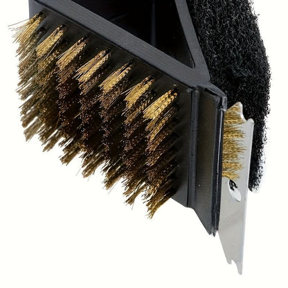 Grill Brush 3-in-1 Copper Wire Bristles