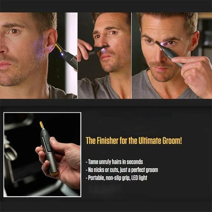 Grooming Trimmer Built-In LED Cordless Multi-Area Precision