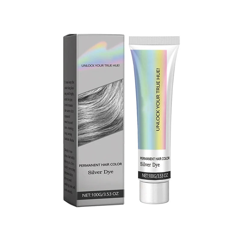 Hair Dye Silver Ammonia-Free With Plant Extracts