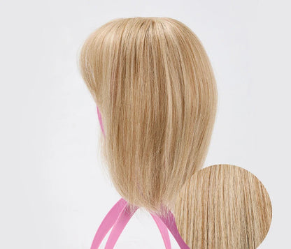 Hair Topper Clip-In Bangs Crown Volume Heat-Resistant Fibers