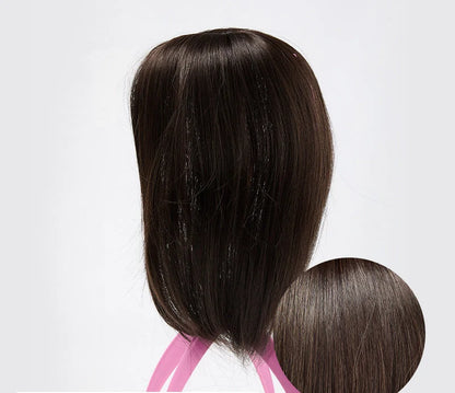 Hair Topper Clip-In Bangs Crown Volume Heat-Resistant Fibers