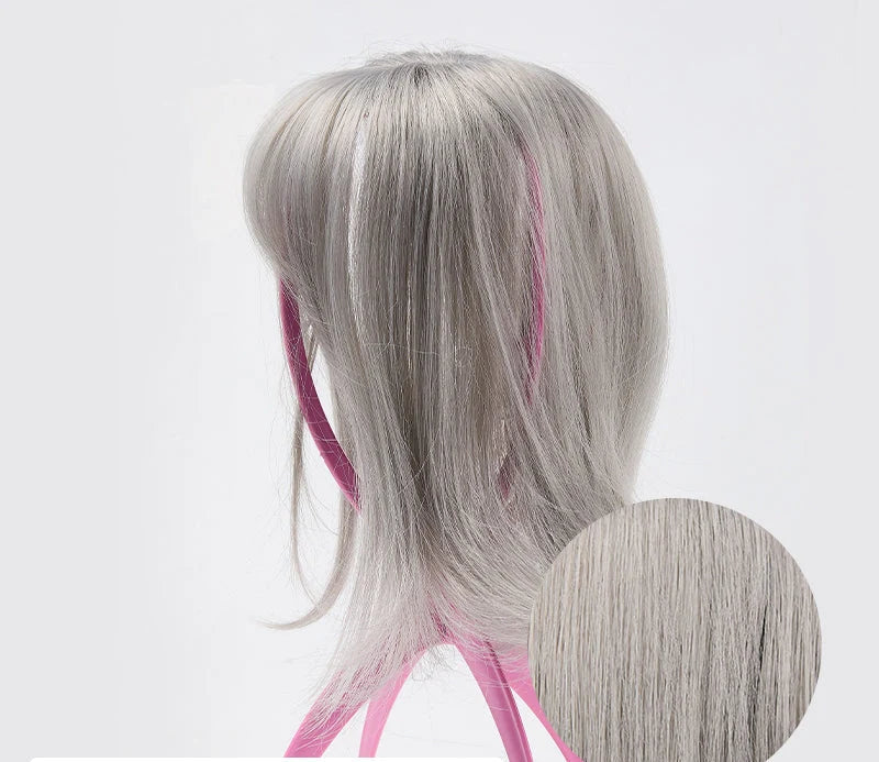 Hair Topper Clip-In Bangs Crown Volume Heat-Resistant Fibers
