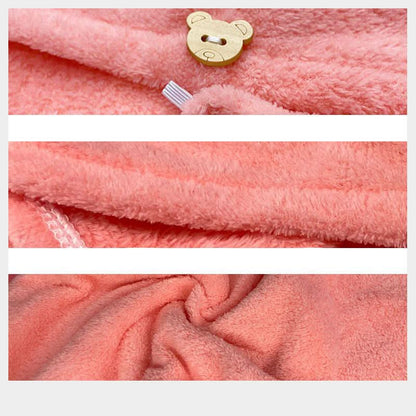 Hair Towel Wrap Quick-Dry Microfiber Secure Turban