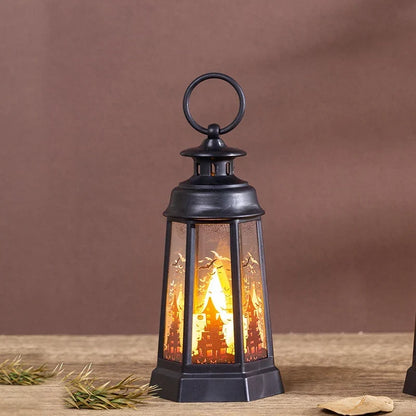 Halloween Lantern Weather-Resistant With Carry Handle