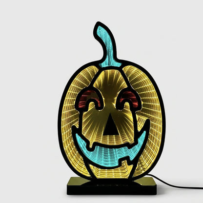 Halloween Light Pumpkin Demon Infinity Battery Powered