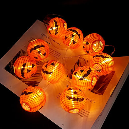 Halloween Pumpkin String Lights Waterproof LED Multi-Power Options