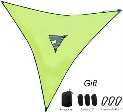 Hammock Triangular Breathable Mesh Multi-Person Lounger