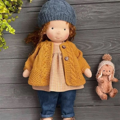 Handcrafted Doll Soft Cotton Child-Safe Dyes Outfit Included