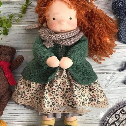 Handcrafted Doll Soft Cotton Child-Safe Dyes Outfit Included