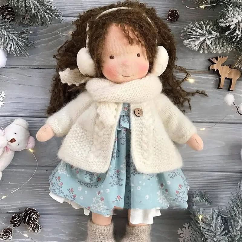 Handcrafted Doll Soft Cotton Child-Safe Dyes Outfit Included