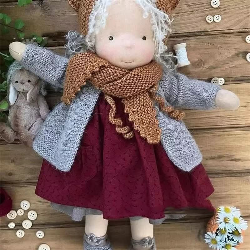 Handcrafted Doll Soft Cotton Child-Safe Dyes Outfit Included