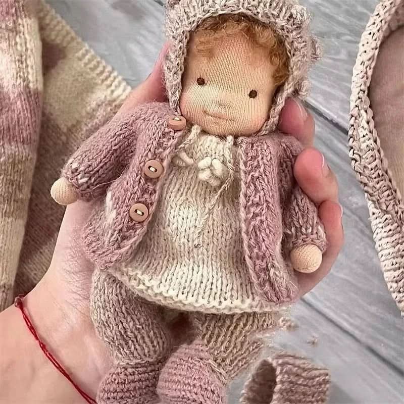 Handcrafted Doll Soft Cotton Child-Safe Dyes Outfit Included