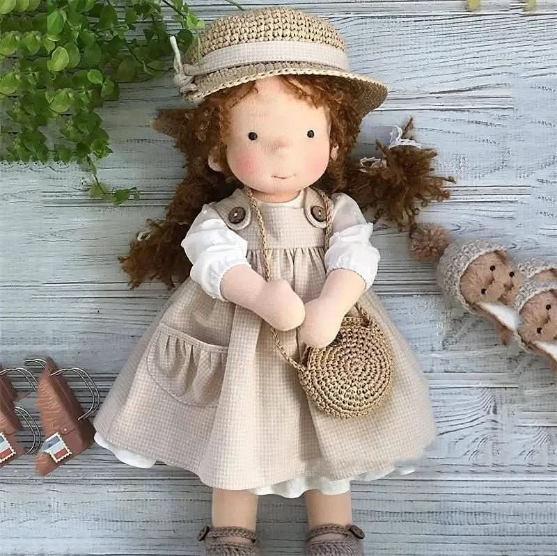 Handcrafted Doll Soft Cotton Child-Safe Dyes Outfit Included