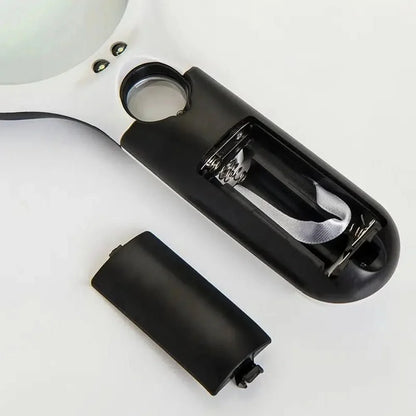 Handheld Magnifier Dual-Lens 3x & 45x Integrated LED