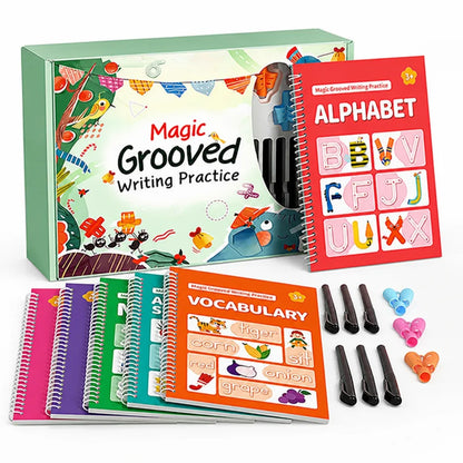 Handwriting Practice Kit Grooved Tracing Screen-Free