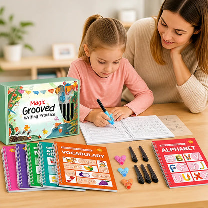 Handwriting Practice Kit Grooved Tracing Screen-Free