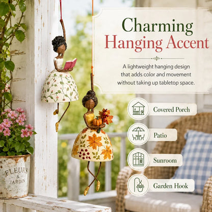 Hanging Figurine Lightweight Folk Art Gentle Swaying Movement