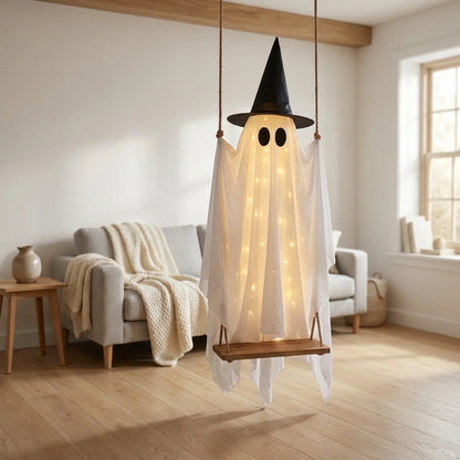 Hanging Ghost Light 8 LED Modes Remote Control