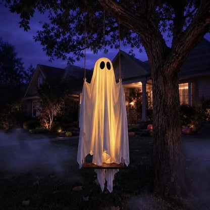 Hanging Ghost Light 8 LED Modes Remote Control